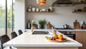 Comment choisir le bon débord pour votre plan de travail de cuisine ?