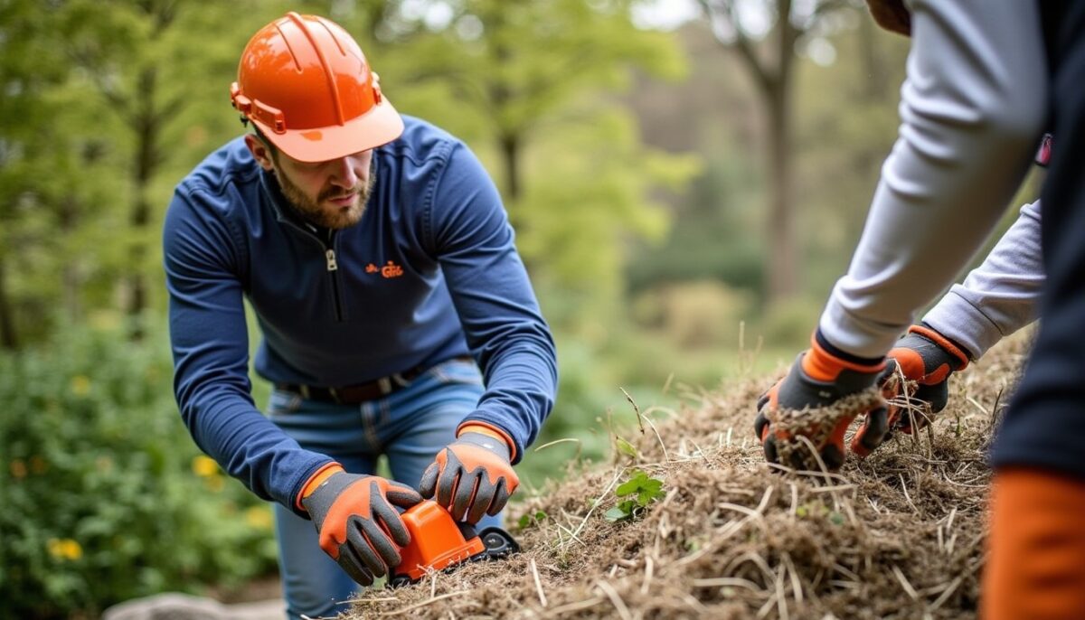 Guide sécurisé pour démonter la tête d’une débroussailleuse STIHL étape par étape