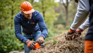 Guide sécurisé pour démonter la tête d’une débroussailleuse STIHL étape par étape