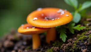 Identifier un champignon orange sur bois mort : Guide pratique et astuces