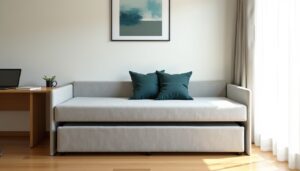 Aménager son bureau en chambre d’appoint : optimiser l’espace grâce au lit banquette gigogne