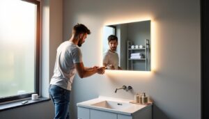 Comment installer un miroir LED avec interrupteur dans votre salle de bain : guide pratique